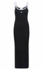 Gestuz Kjole - Drew Contrast Logo - Black