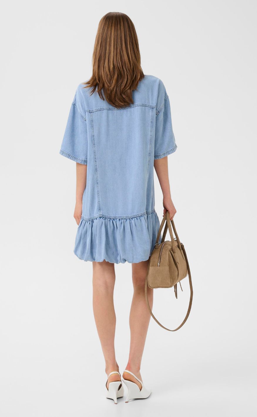 Gestuz Kjole - Sea - Mid Denim Blue