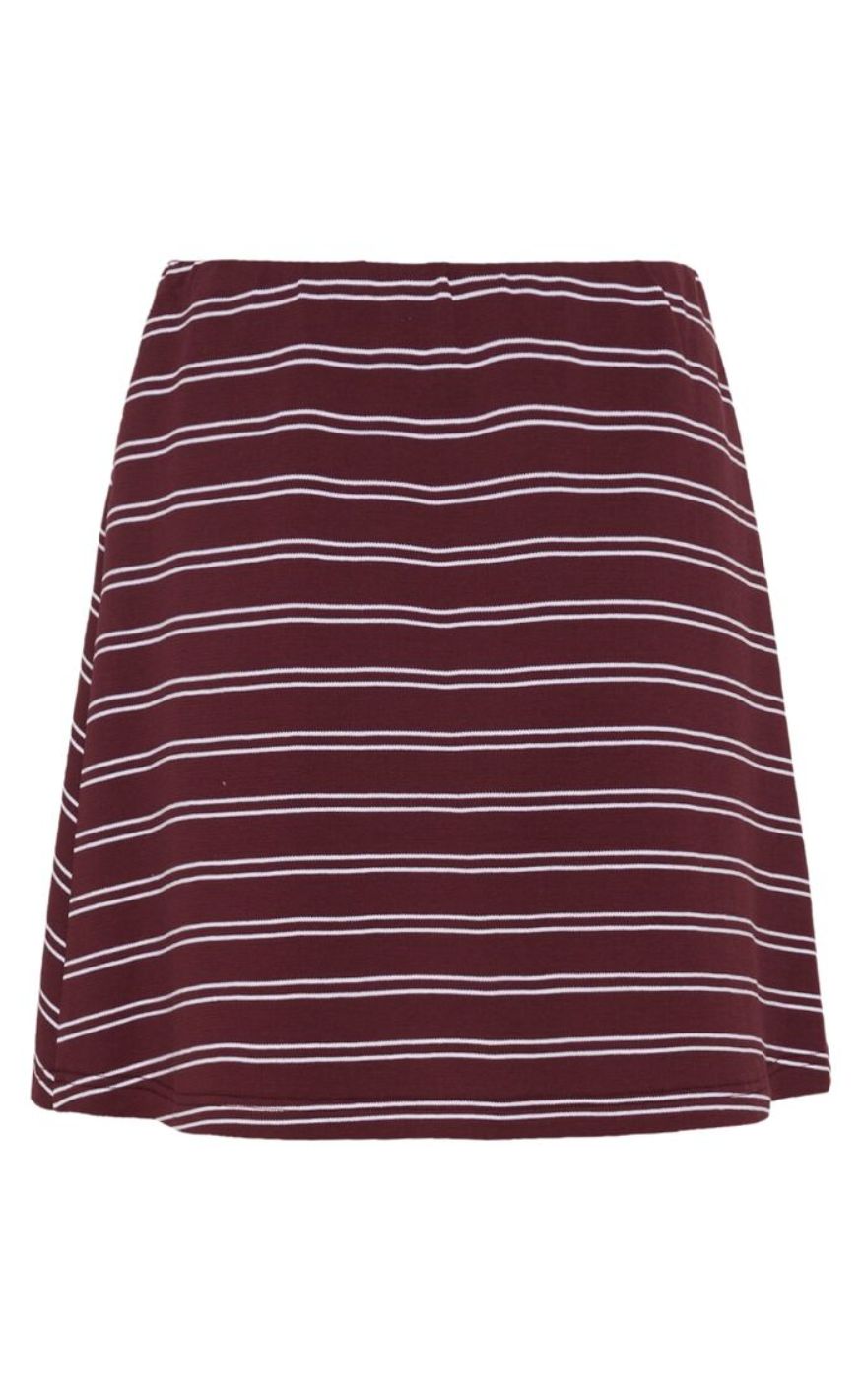 Gestuz Nederdel - Pilova - Cabernet Striped