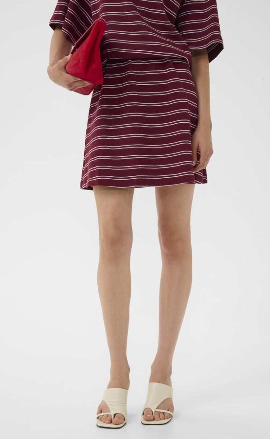 Gestuz Nederdel - Pilova - Cabernet Striped