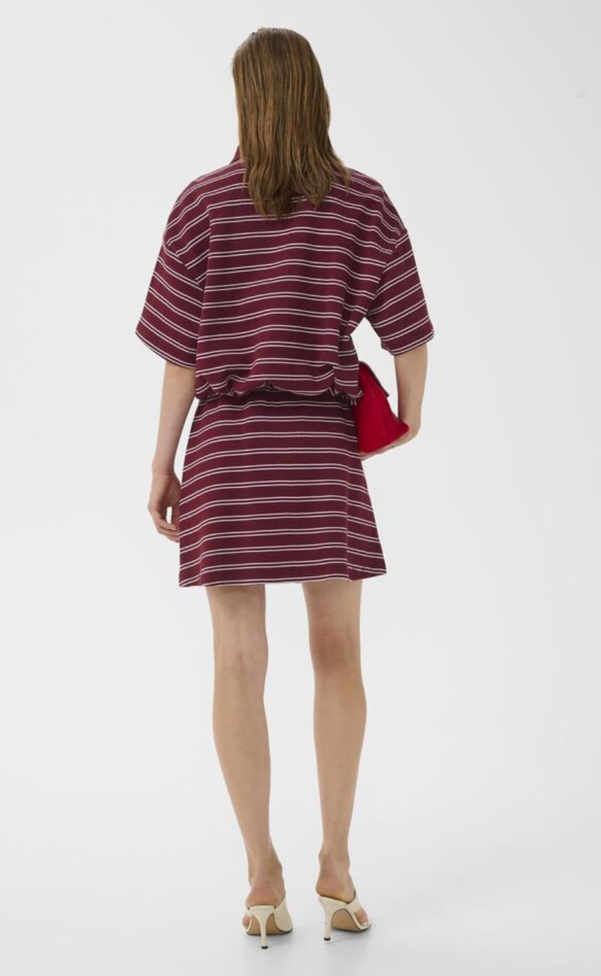 Gestuz Nederdel - Pilova - Cabernet Striped