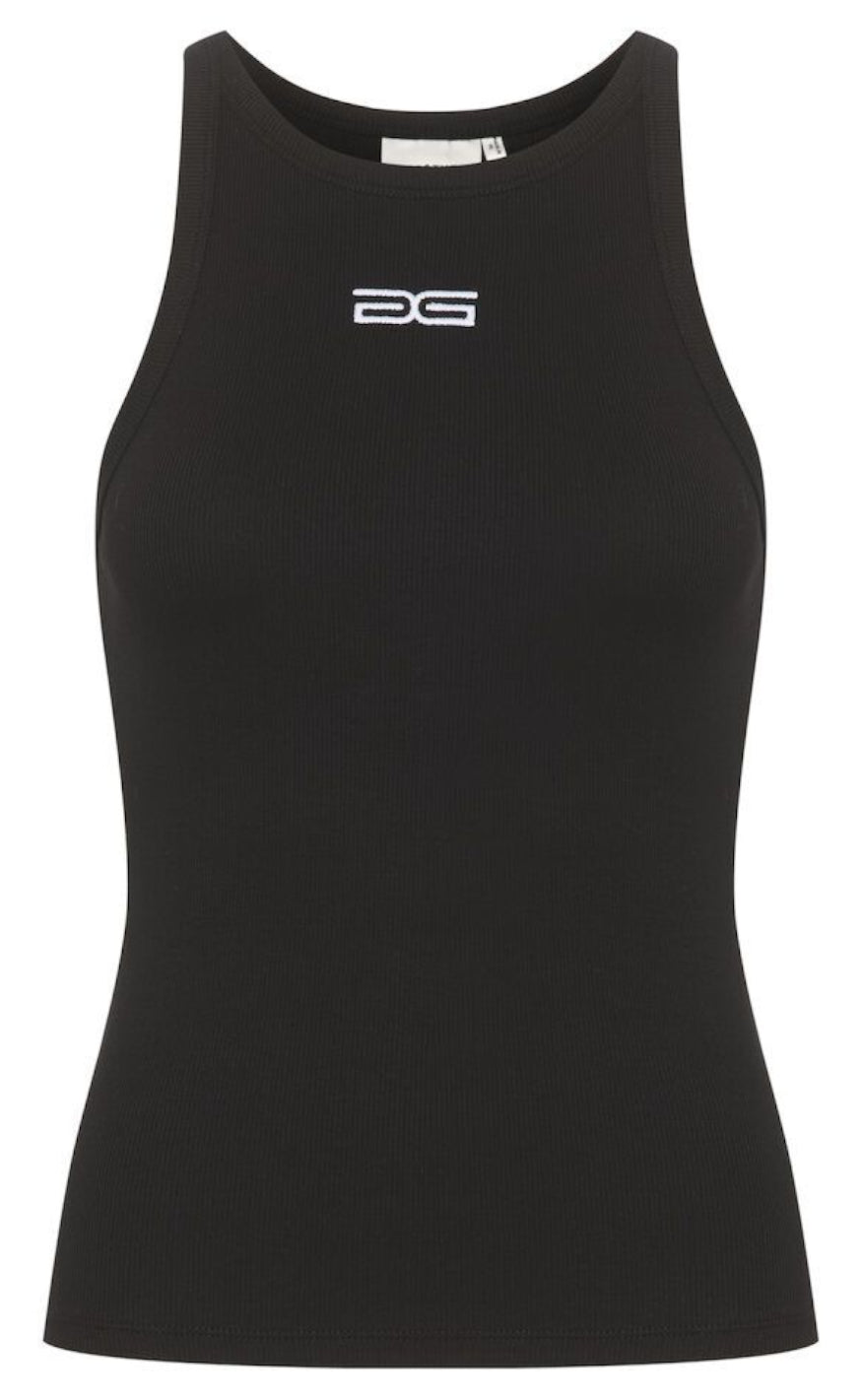 Gestuz Top - Drew Logo - Black