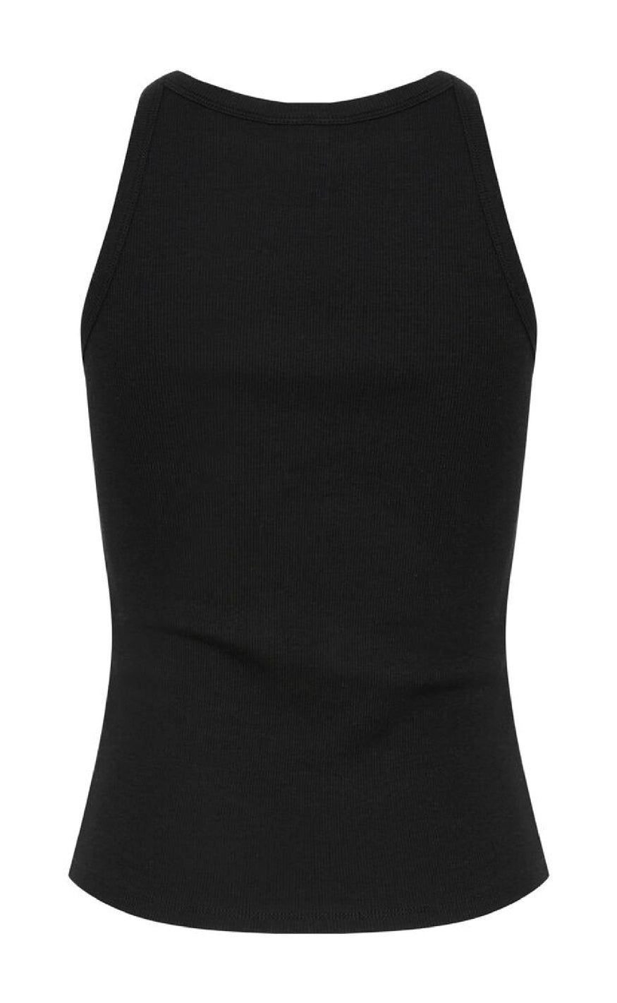 Gestuz Top - Drew Logo Tank 2.0 - Black