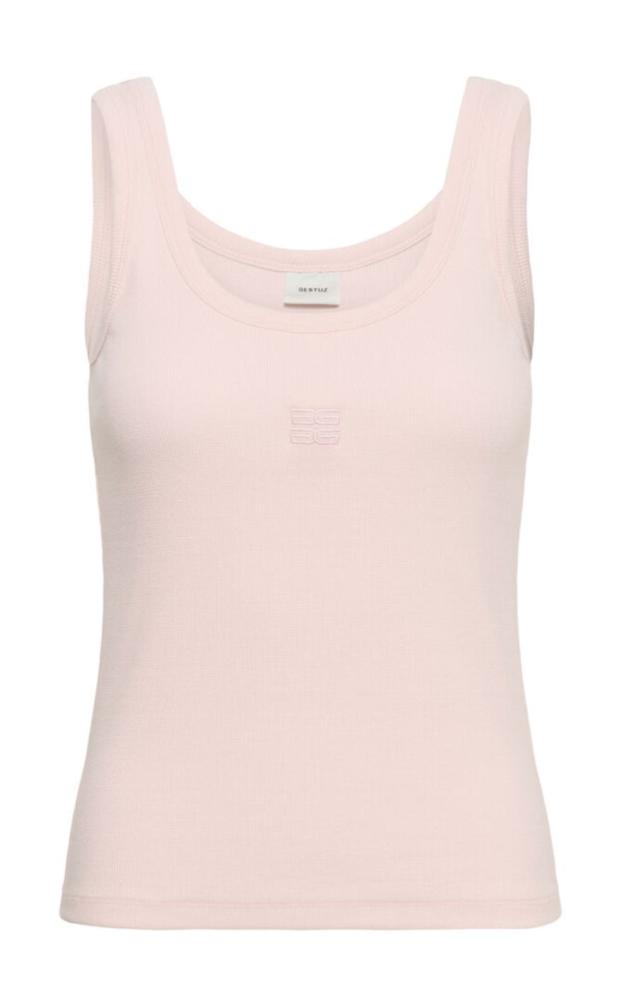 Gestuz Top - Drew Logo Top 2.0 - Ballet Slipper