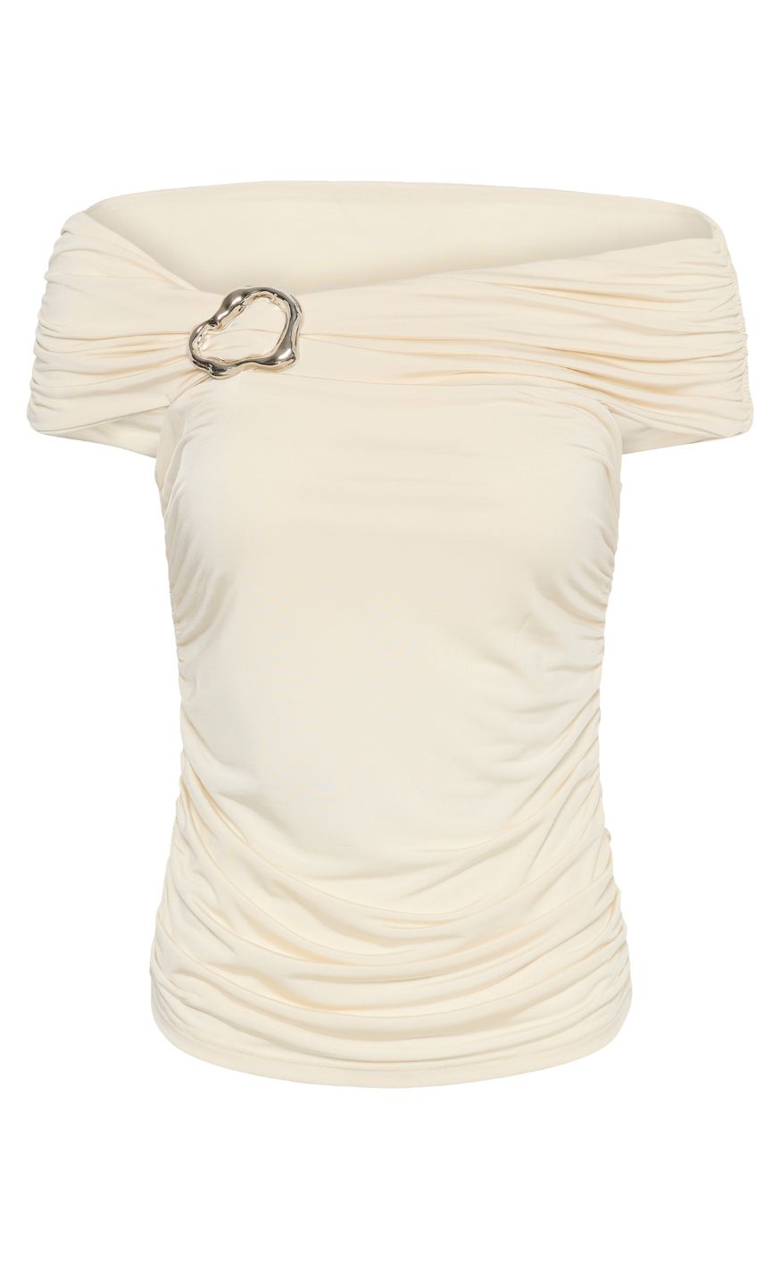 Gestuz Top - Laily - Egret