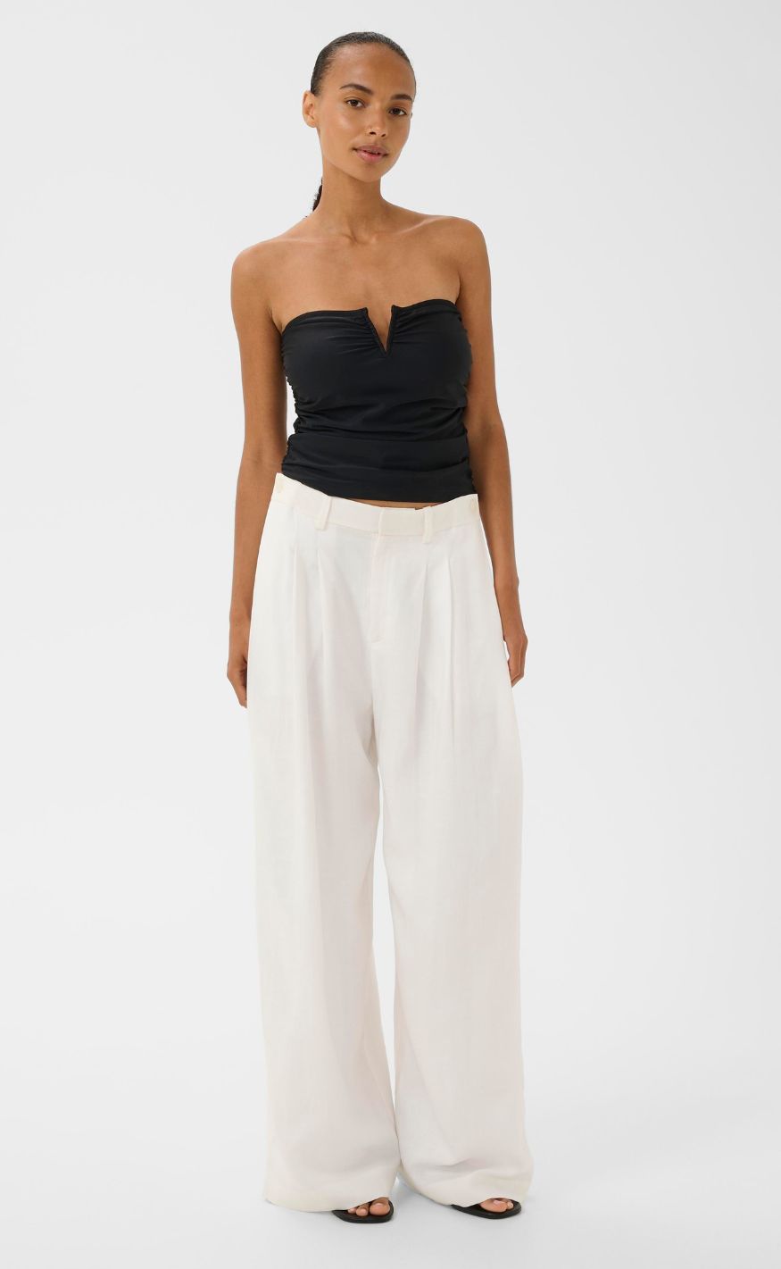 Gestuz Top - Mao Tube - Black