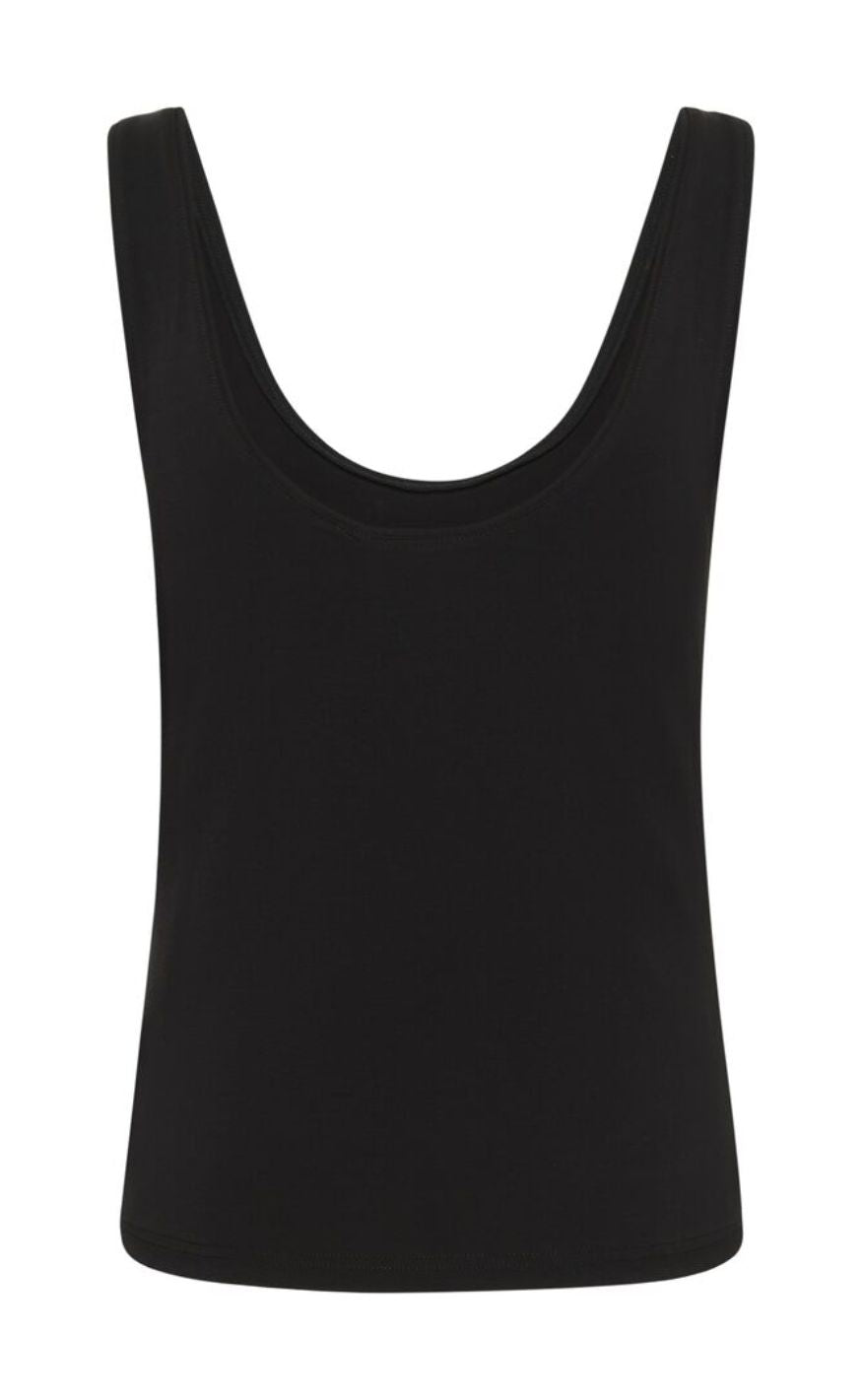 Gestuz Top - Mida Tank - Black