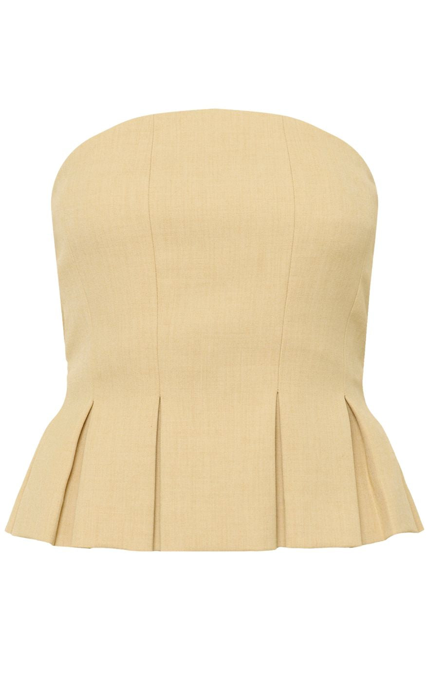 Gestuz Top - Stacy - Pale Hay Melange