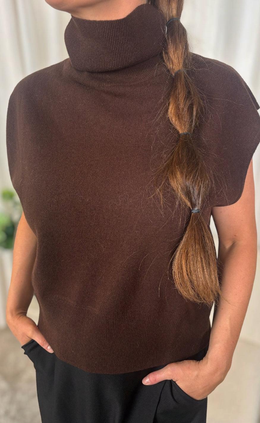 Gestuz Vest - Manzi - Deep Burnt Brown