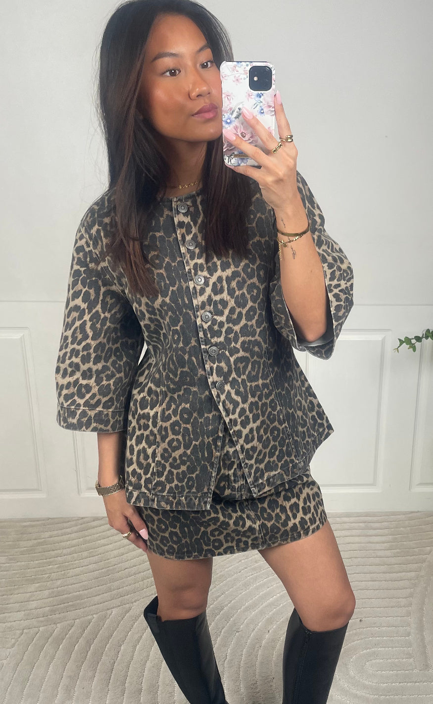 Global Funk Nederdel - Jorby-G - Leopard Mist