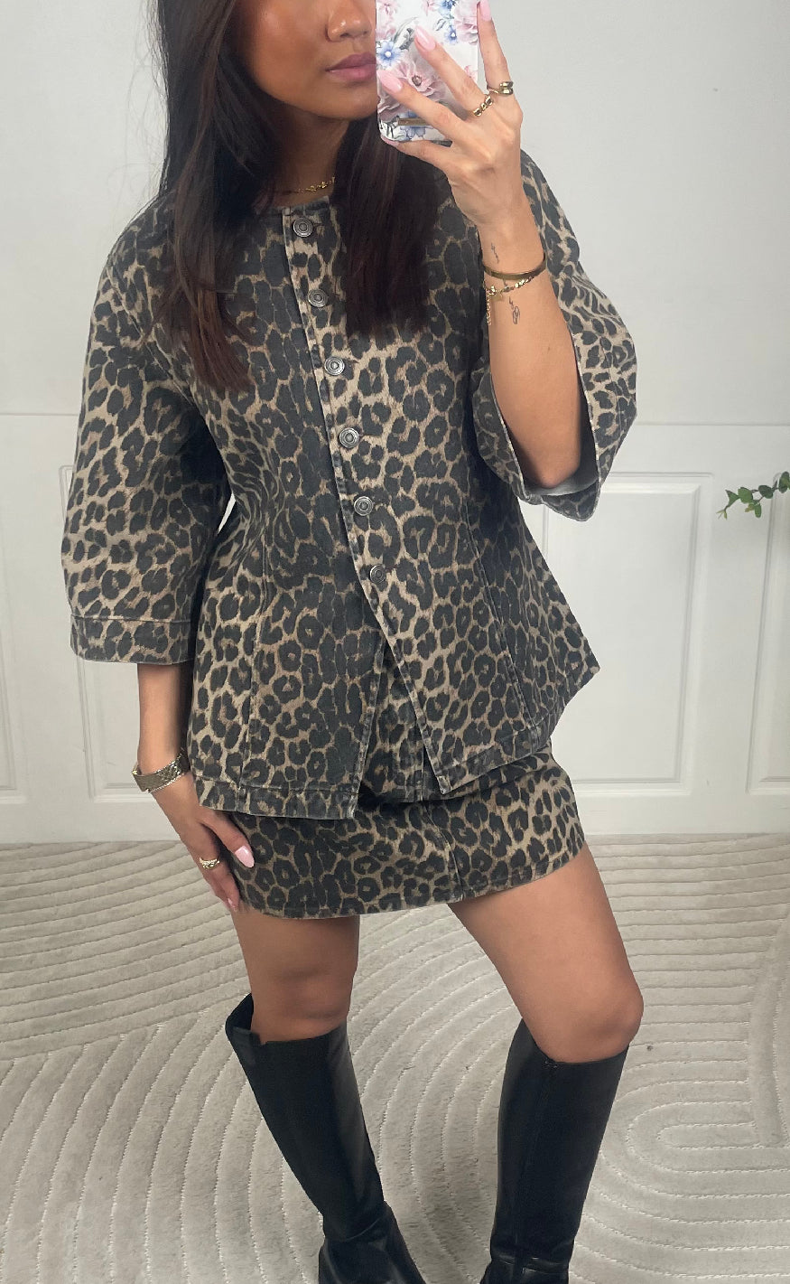 Global Funk Nederdel - Jorby-G - Leopard Mist