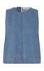 Global Funk Top - Rihne-G - Midt Blue Dot