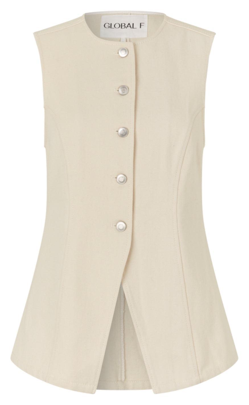 Global Funk Vest - Gibella - Ecru