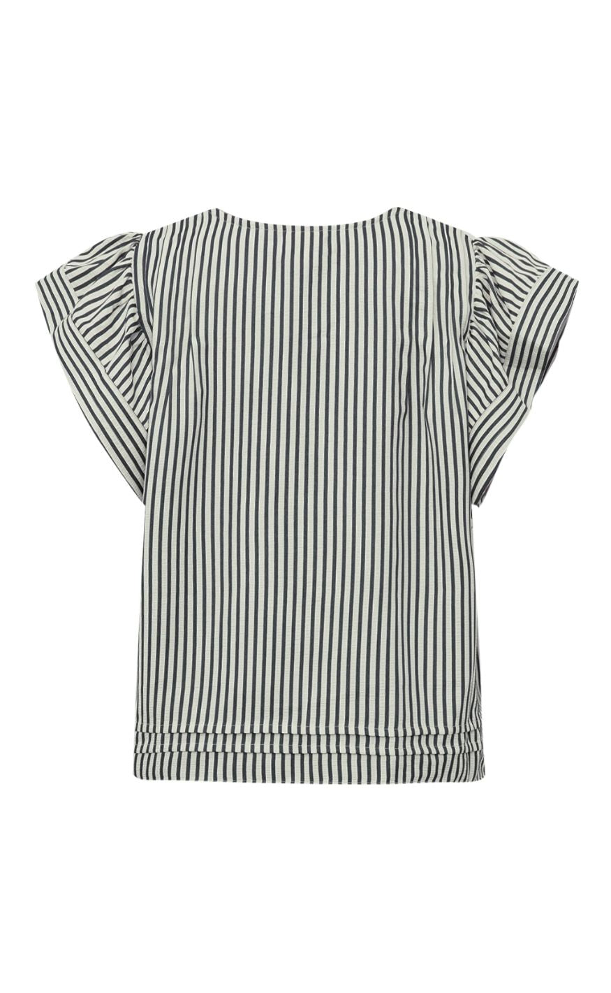 Gossia Bluse - Minka - Creme Navy Stripes