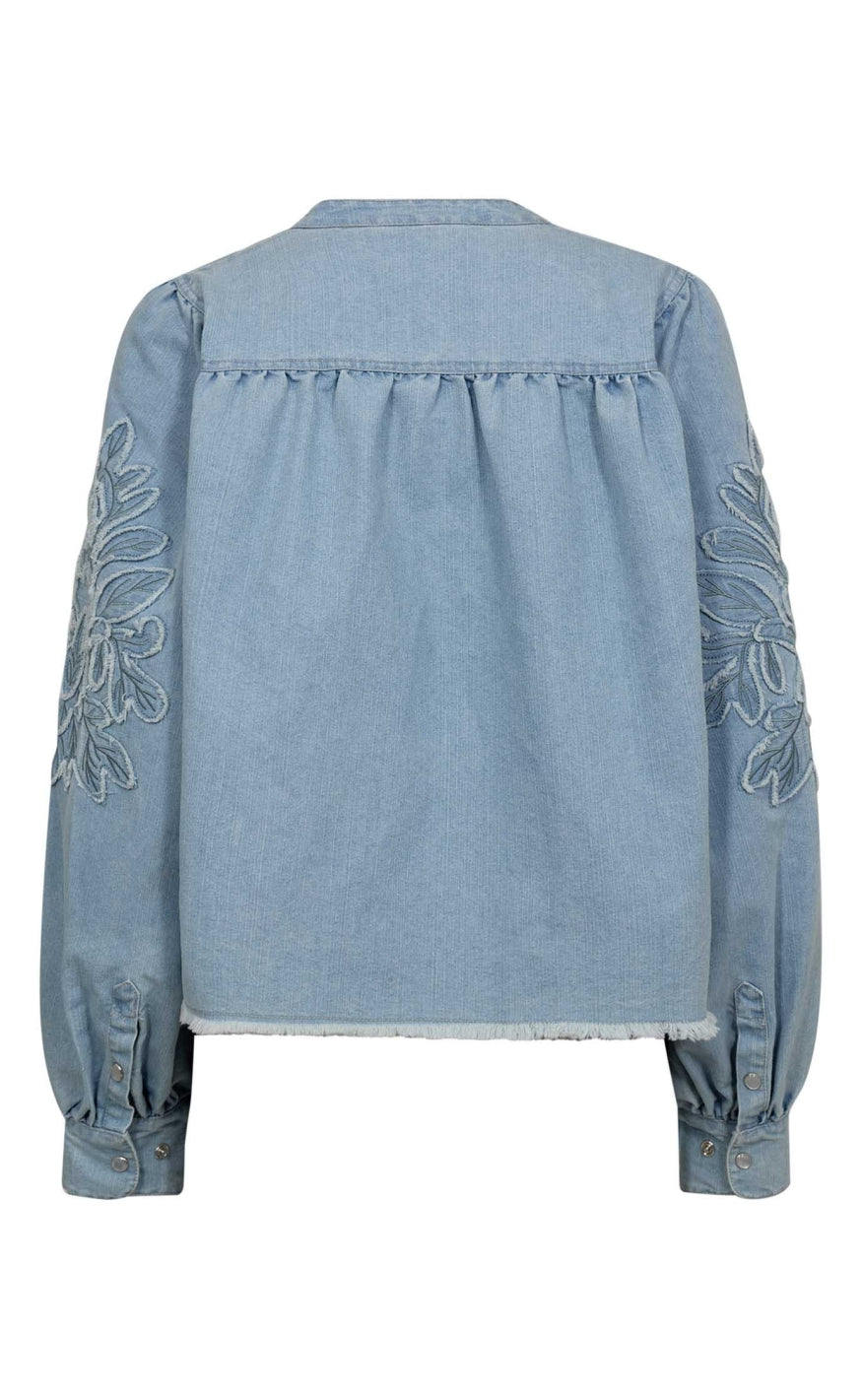 Gossia Bluse - Saloma - Light Blue Denim