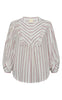 Gossia Bluse - Sophia - Rosa/Creme Stripes