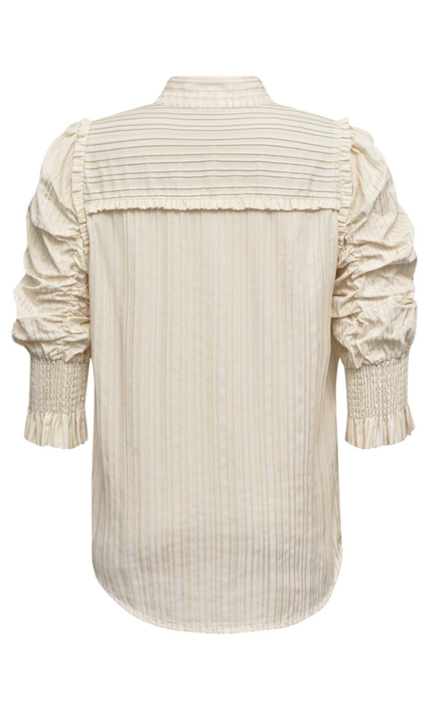 Gossia Bluse - Trine - Sand Stripes