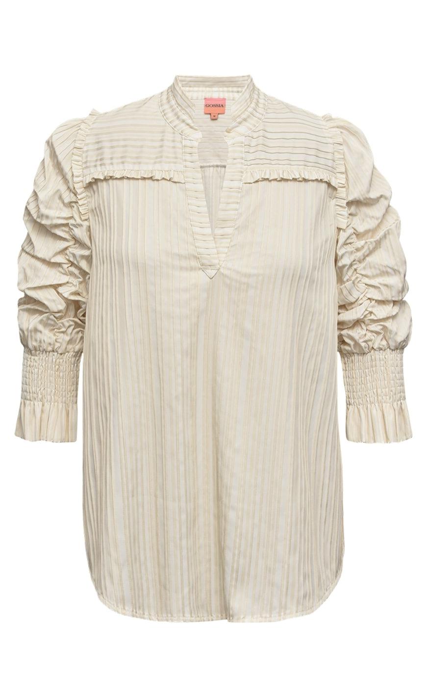 Gossia Bluse - Trine - Sand Stripes