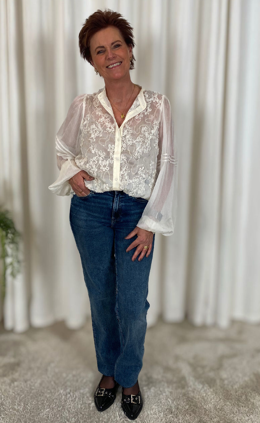 Gossia Bluse - Yasmin - Off-white