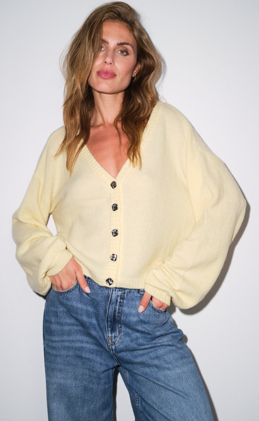 Gossia Cardigan - Rosie - Soft Lemon