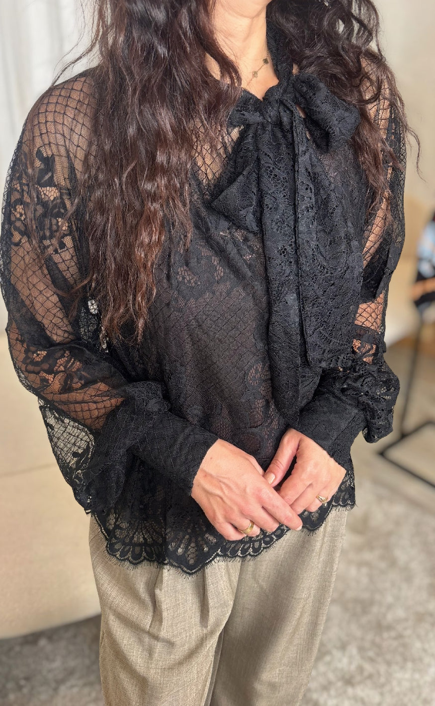 Gossia Skjorte - Tulle - Black