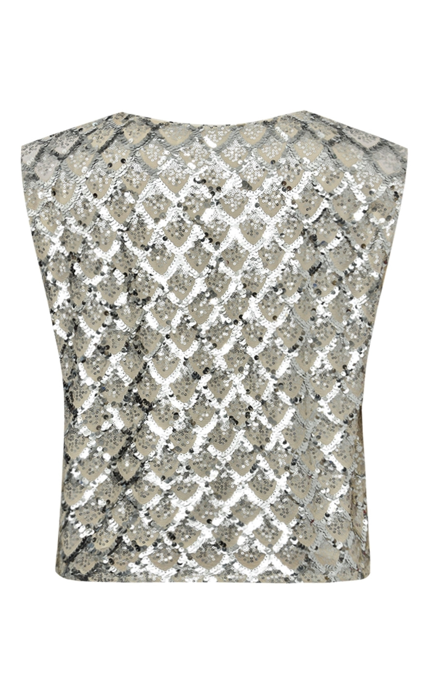 Gossia Top - Holly - Silver