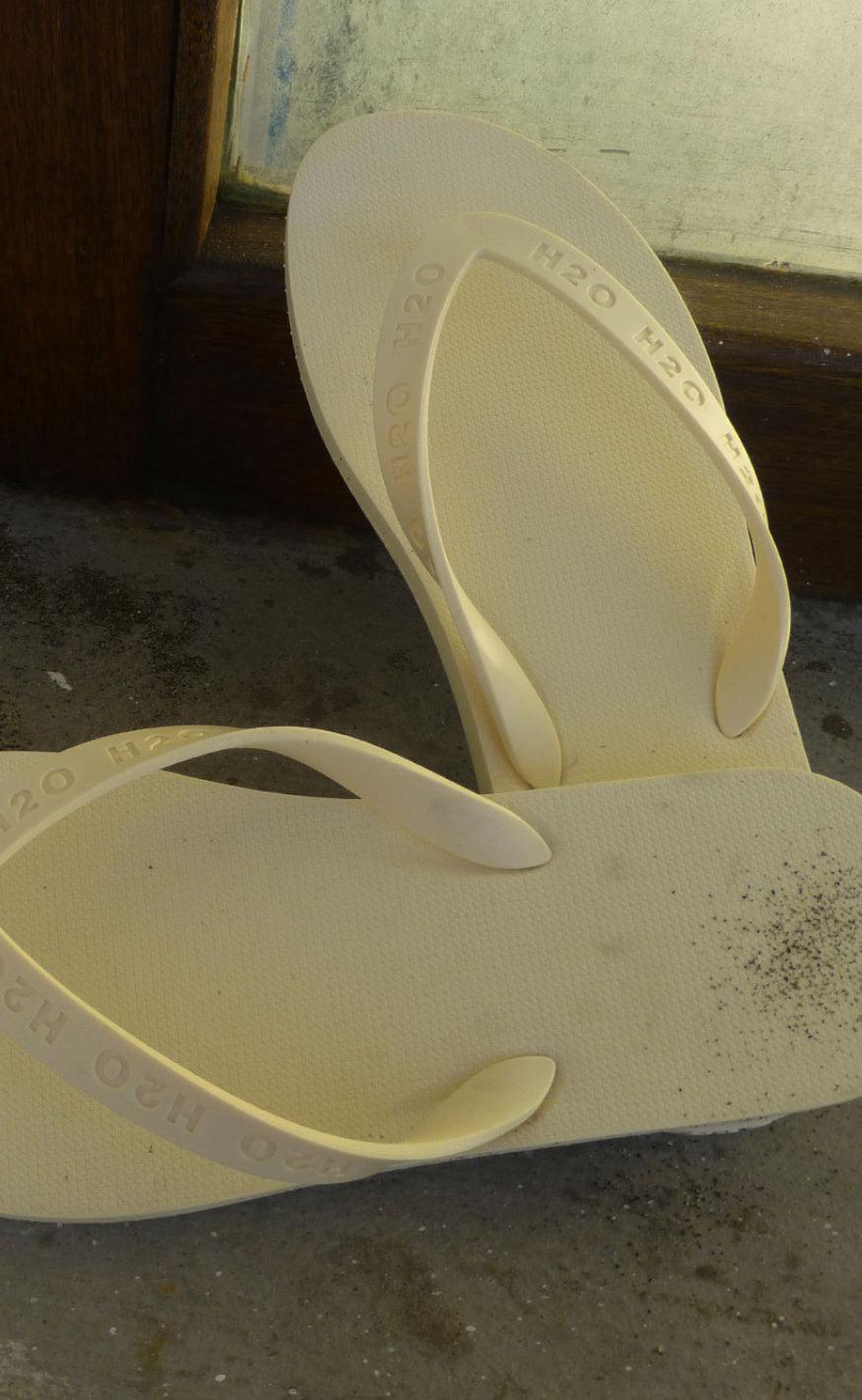 H2O Badesandal - Flip Flop - Pale Banana