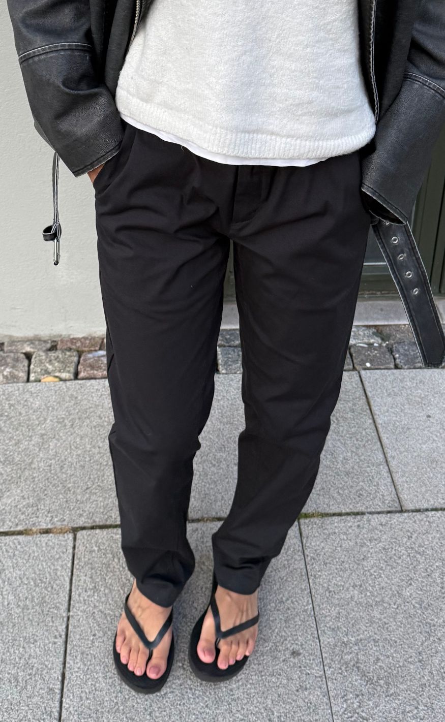 H2O Bukser - Skalø Straight - Black