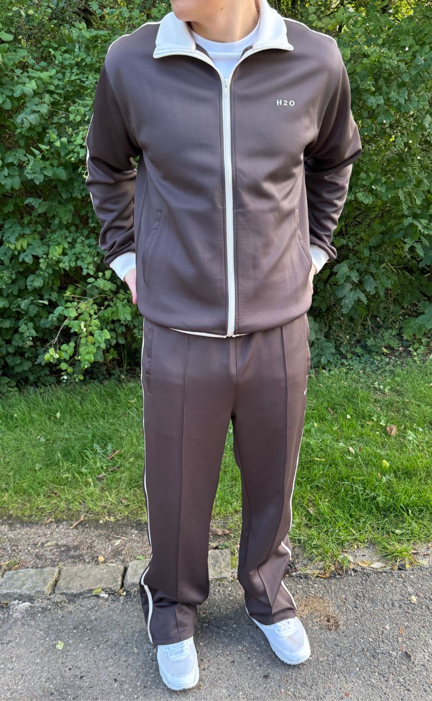 H2O Jakke - Tracksuit Zip - Espresso