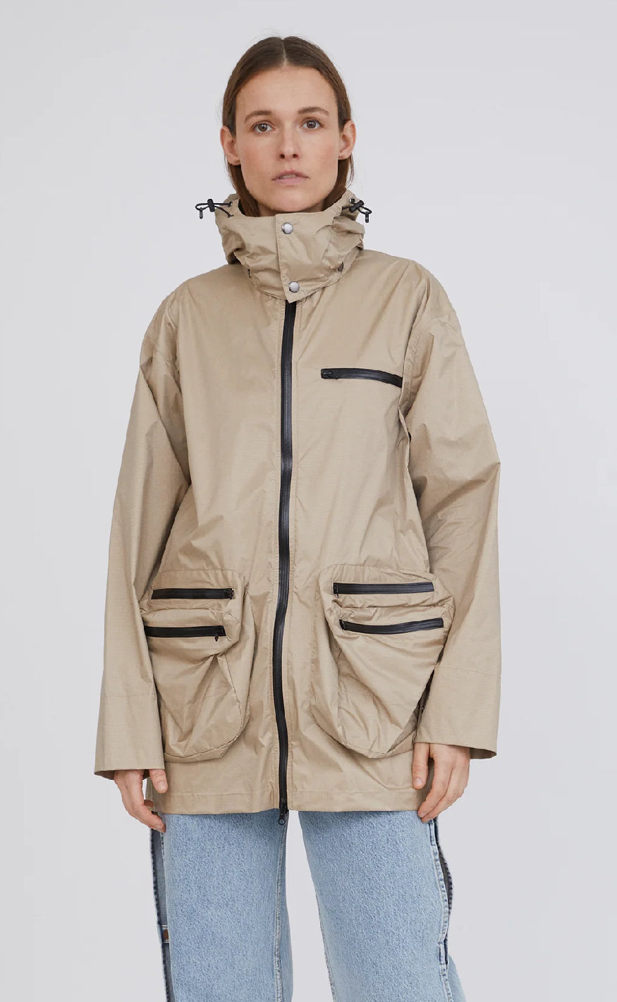 H2O Fagerholt Regnjakke - Tech3 Rain - Sand