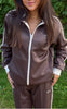 H2O Jakke - Tracksuit Zip - Espresso