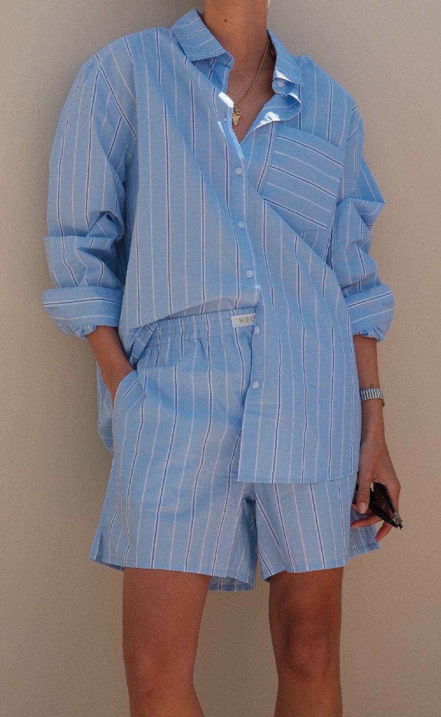 H2O Shorts - Rønne Essential - Light Blue/White/Blue