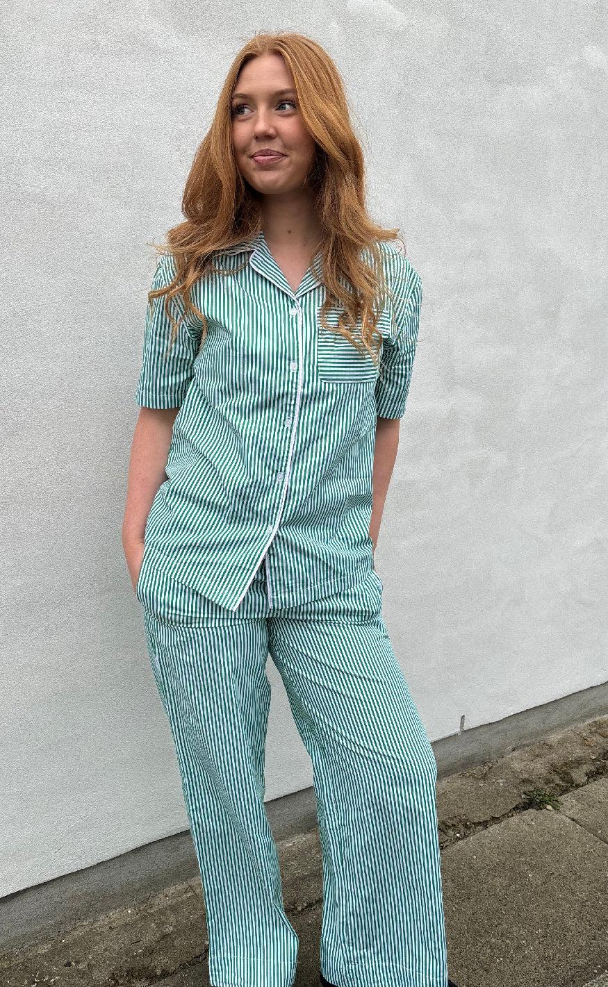 H2O Bukser - Rønne Essential - Green/White