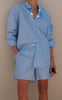 H2O Skjorte - Rønne Essential - Light Blue/White/Blue
