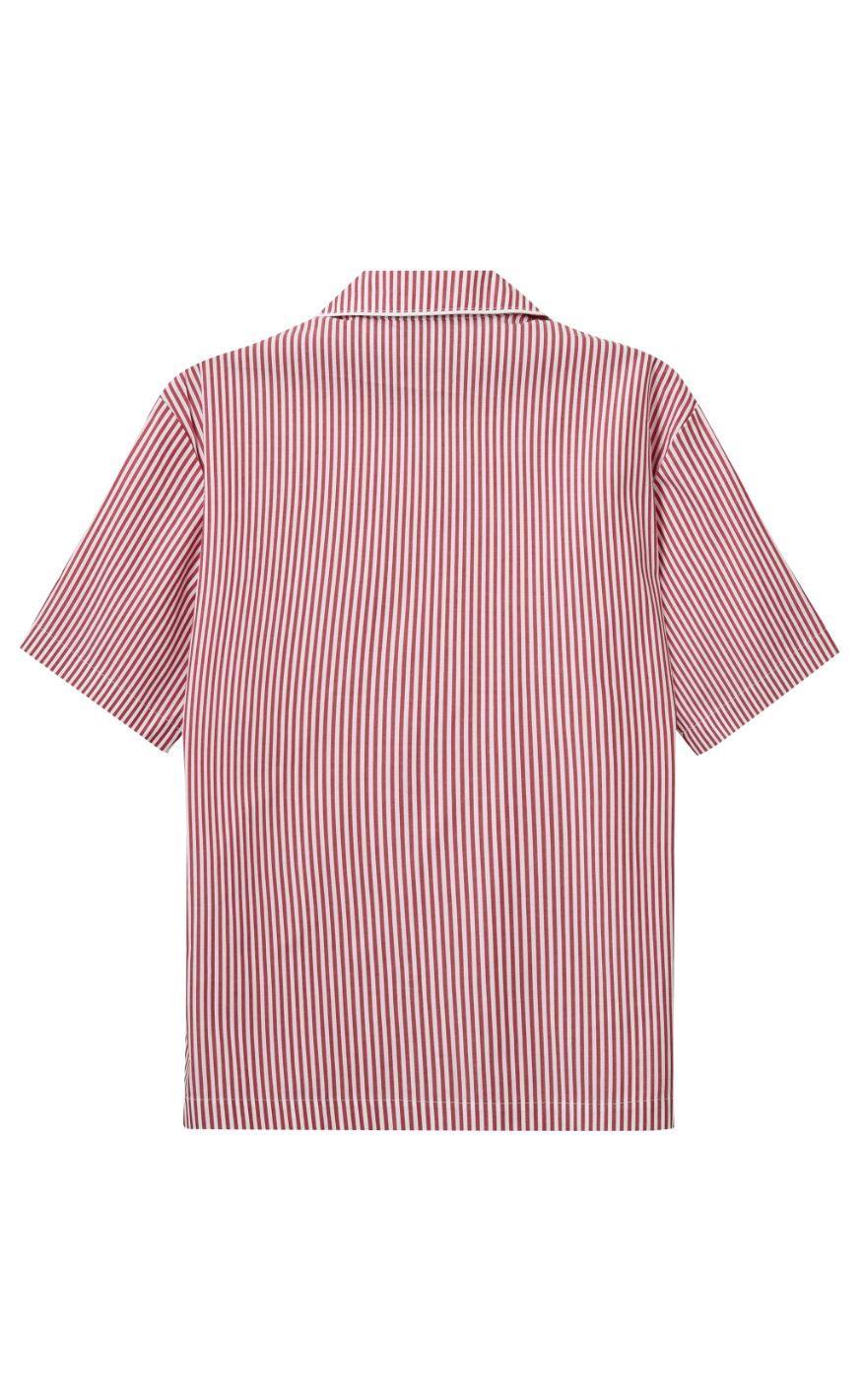 H2O Skjorte - Rønne Essential - Red/White