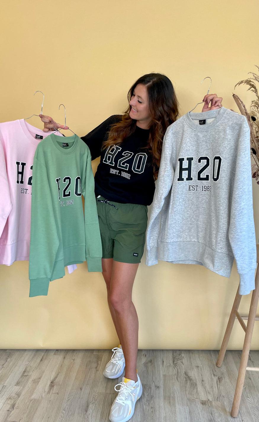 H2O Sweater - College Sweat O'Neck - Black