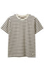 H2O T-Shirt - Skagen Woman Striped - Cream White/Brown