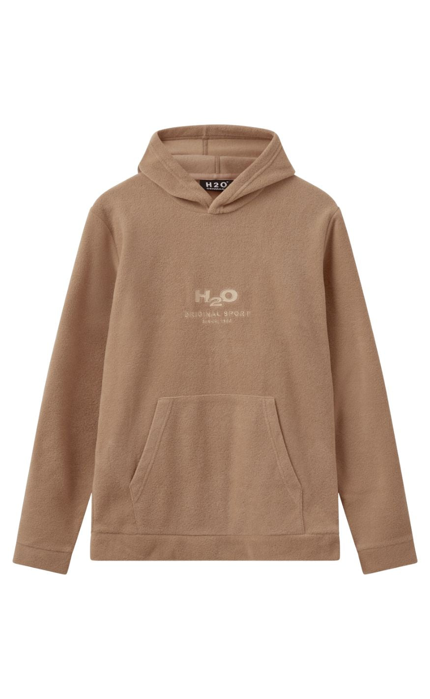 H2O Trøje - Blåvand Fleece Hoodie - Oak