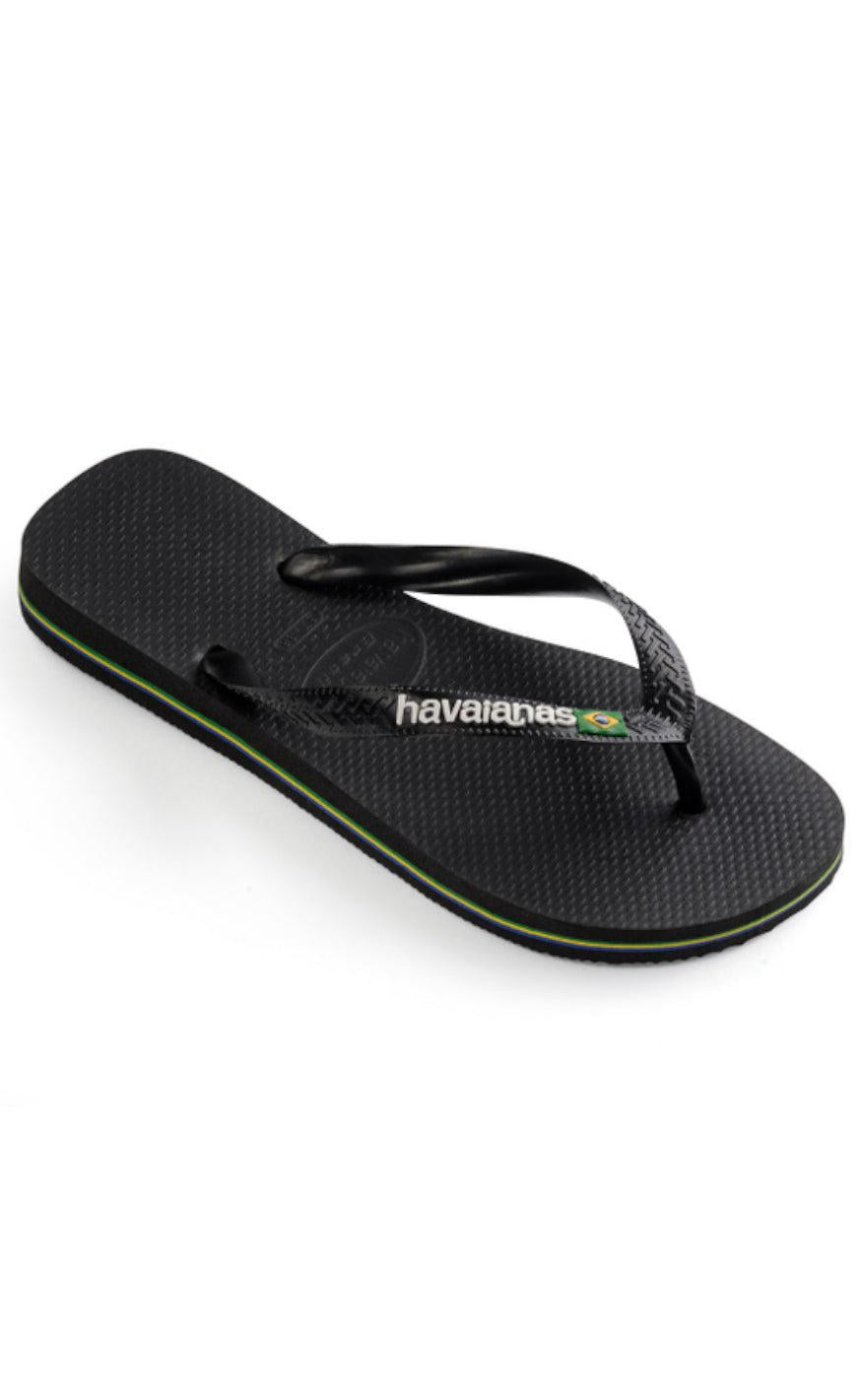 Havaianas Klipklapper / Sandal - Brasil Logo - Black