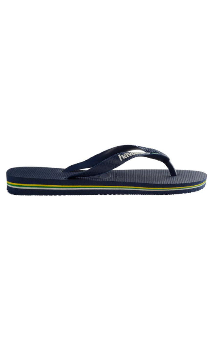 Havaianas Klipklapper / Sandal - Brasil Logo - Navy Blue