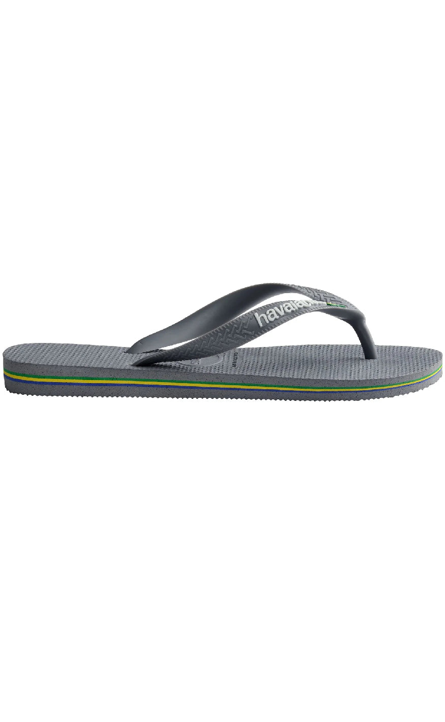 Havaianas Klipklapper / Sandal - Brasil Logo - Steel Grey