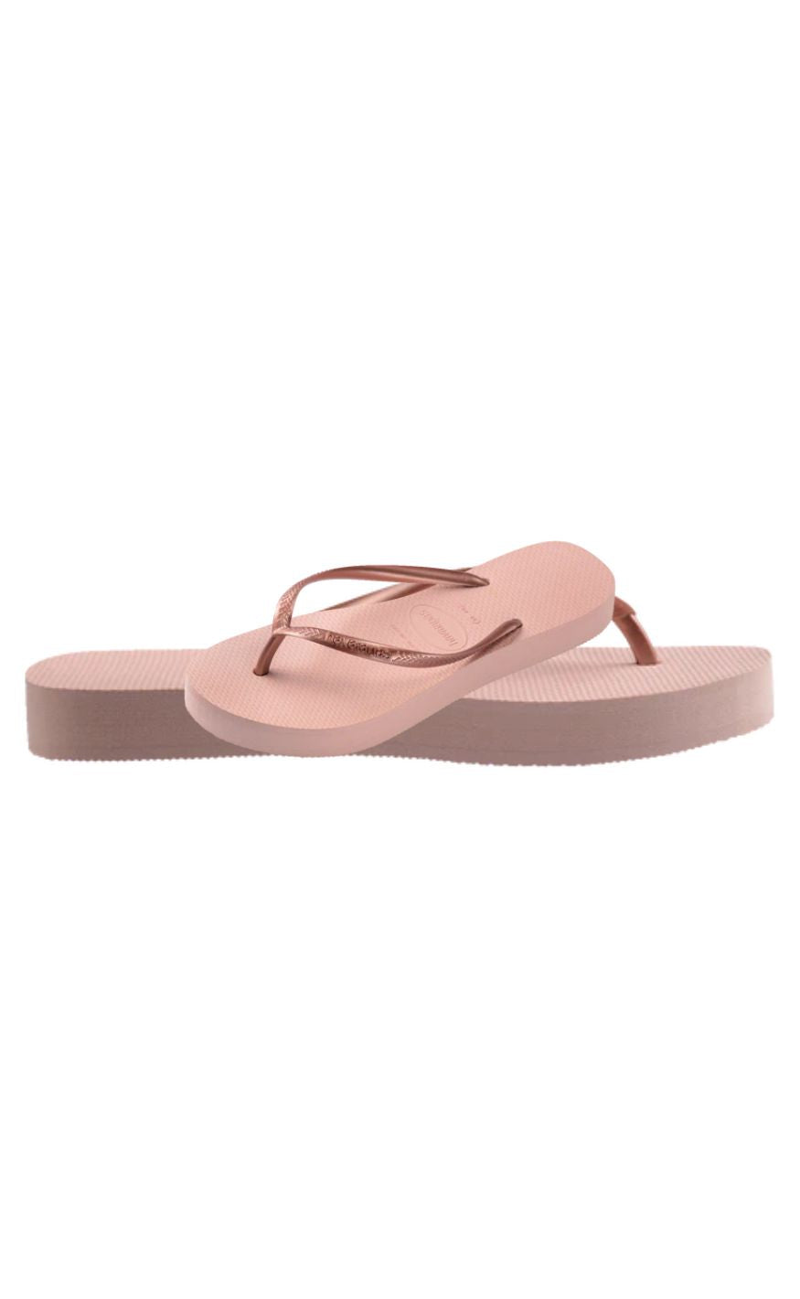 Havaianas Klipklapper / Sandal - Slim Flatform - Ballet Rose