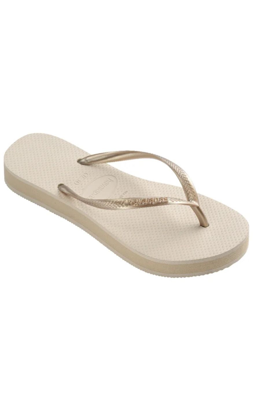 Havaianas Klipklapper / Sandal - Slim Flatform - Beige