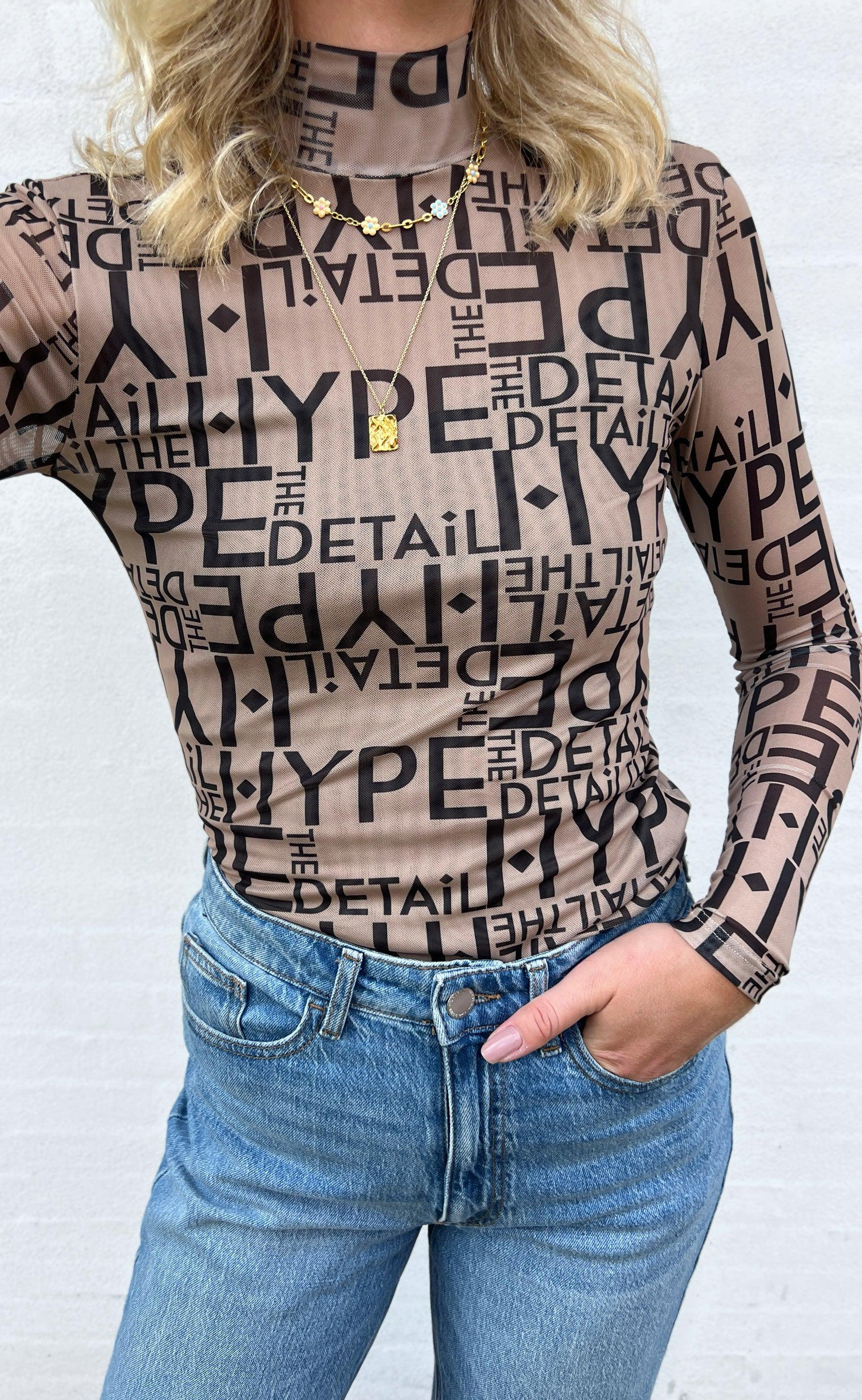 Hype The Detail Bluse - Mesh - 81