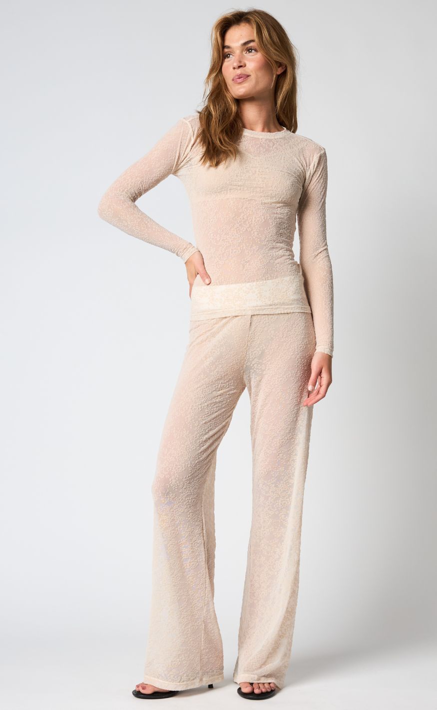 Hype The Detail Bluse - 852-14 - Powder