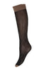 Hype The Detail Strømper - Knee High Logo - Black / Brown