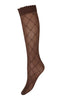 Hype The Detail Strømper - Knee High Logo - Brown 2