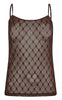 Hype The Detail Top - Mesh Singlet - Brown