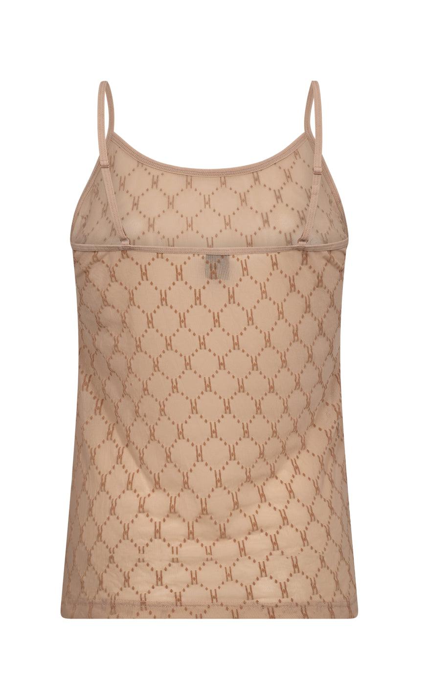 Hype The Detail Top - Mesh Singlet - Golden