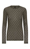 Hype the Detail Bluse - Mesh 14 - Green